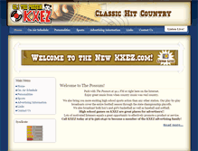 Tablet Screenshot of kxez.com